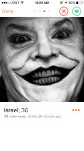 Because who doesn't leave the creepy ass Joker?